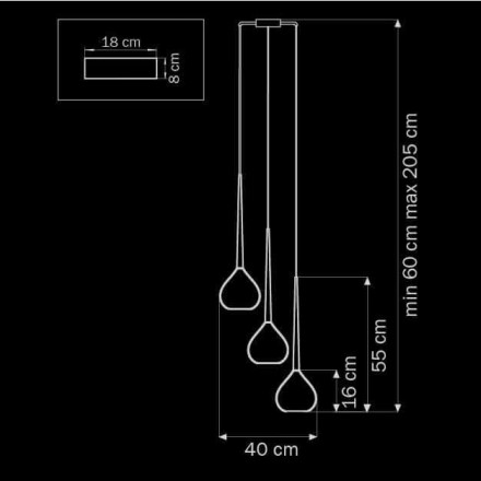 Подвесная люстра Lightstar Forma 808232