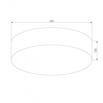 Потолочный светильник TK Lighting 1086 Rondo White