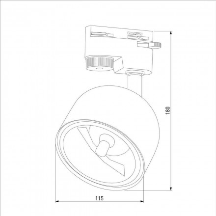 Светильник трековый TK Lighting 4493 Tracer Black Gold