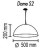 Подвесной светильник TopDecor Dome Royal S2 12 33