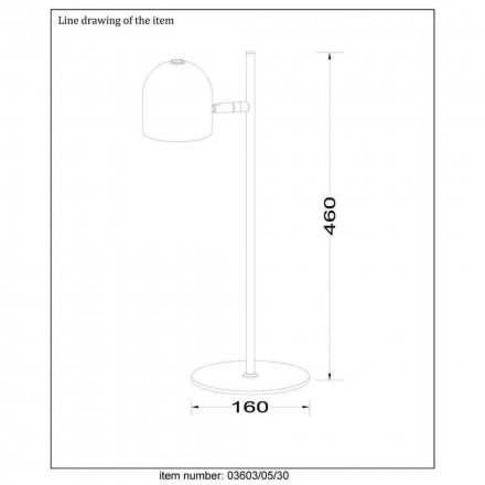 Настольная лампа Lucide Skanska 03603/05/30