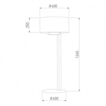 Торшер TK Lighting 5197 Troy White