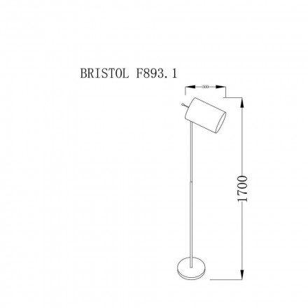 Торшер Lucia Tucci Bristol F893.1