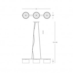 Подвесной светильник Zumaline Blink P0173-03Y-F4B3