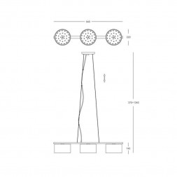 Подвесной светильник Zumaline Blink P0173-03Y-F4B3