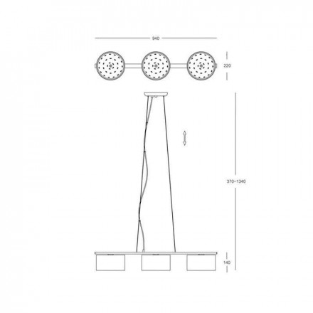 Подвесной светильник Zumaline Blink P0173-03Y-F4B3