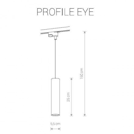 Светильник трековый Nowodvorski Profile Eye 9337