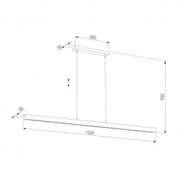 Подвесной светильник TK Lighting 1428 Rollo Led