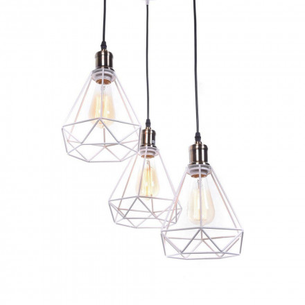 Подвесная люстра Lumina Deco Cobi LDP 11609-3 WT