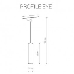 Светильник трековый Nowodvorski Profile Eye 9338