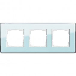 Рамка 3-постовая Gira Esprit салатовое стекло С 0213518