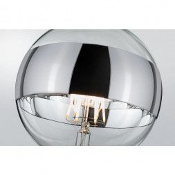 Лампа светодиодная диммируемая Paulmann 6W 2700K шар прозрачный 28681