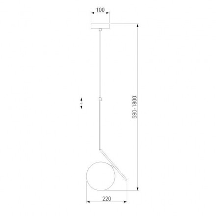 Подвесной светильник Eurosvet Shape 50213/1 хром