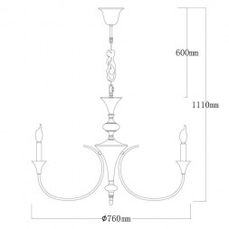 Подвесная люстра MW-Light Консуэлло 614013208