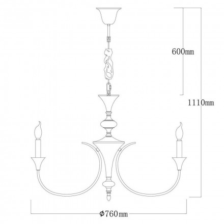 Подвесная люстра MW-Light Консуэлло 614013208