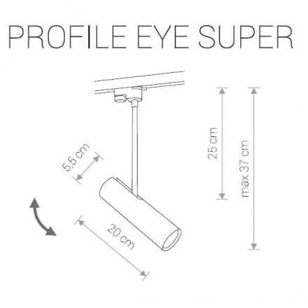 Светильник трековый Nowodvorski Profile Eye Super 9244