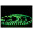 Светодиодная влагозащищенная лента Horoz 7W/m 180LED/m 2835SMD зеленый 50M 081-009-0001 HRZ00002732