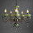 Люстра подвесная Arte Lamp Onyx Green A9592LM-5AB