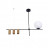 Подвесной светильник Lumina Deco Drino LDP 6042-4 BK+MD