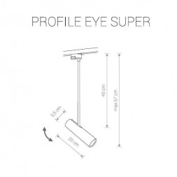 Светильник трековый Nowodvorski Profile Eye Super 9324