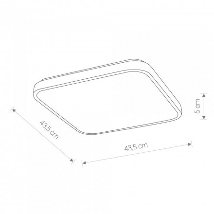 Потолочный светильник Nowodvorski Agnes Square Led 8137