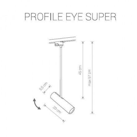 Светильник трековый Nowodvorski Profile Eye Super 9325