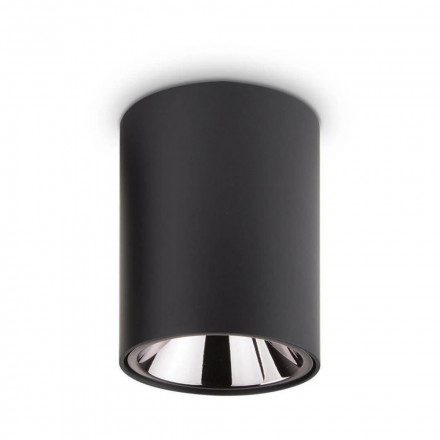 Потолочный светильник Ideal Lux Nitro 15W Round Nero 205984