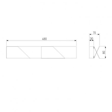 Светильник настенный Elektrostandard Snip 40116/Led белый 4690389182020