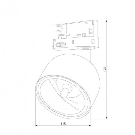 Светильник трековый TK Lighting 6055 Tracer