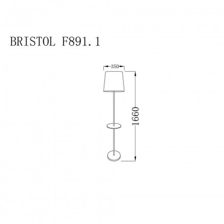 Торшер Lucia Tucci Bristol F891.1