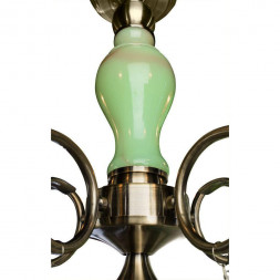Люстра потолочная Arte Lamp Onyx Green A9592PL-5AB
