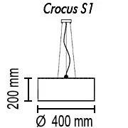 Подвесной светильник TopDecor Crocus Glade S1 01 02sed