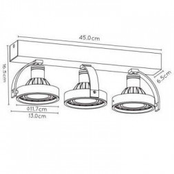 Спот Lucide Dorian Led 22968/36/30