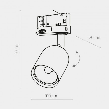 Светильник трековый TK Lighting 6057 Tracer