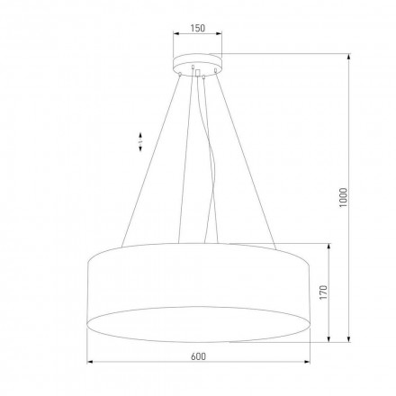 Подвесной светильник TK Lighting 4241 Rondo Graphite