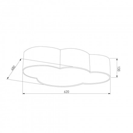 Потолочный светильник TK Lighting 3145 Cloud