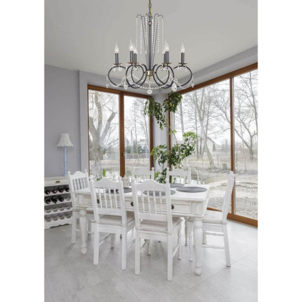 Люстра подвесная Arti Lampadari Casabona E 1.1.6.501 B
