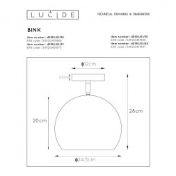 Спот Lucide Bink 45150/01/33