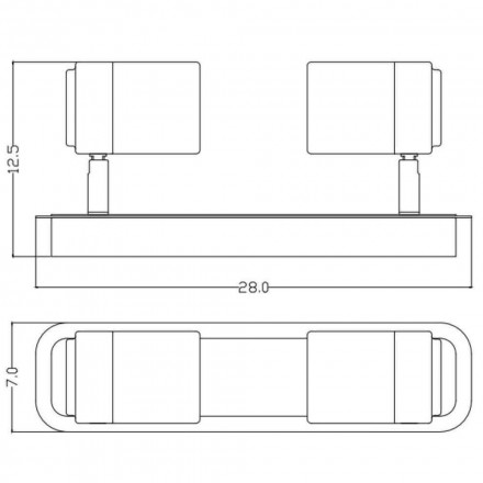 Накладной спот Lucide Lennert 26957/10/30