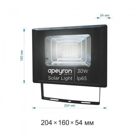 Светильник уличный на солнечных батареях Apeyron 05-34