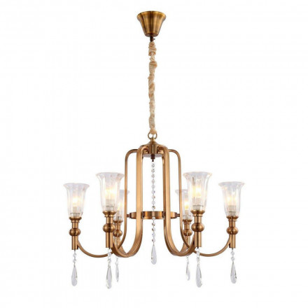 Подвесная люстра Lumina Deco Rionella LDP 8041-6 S.GD