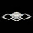 Потолочная люстра Evoled Giura SLE500312-04RGB