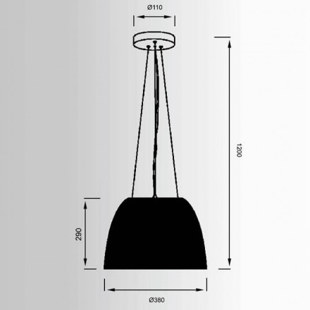 Подвесной светильник Zumaline Filo MD1452-1L(SILVER)