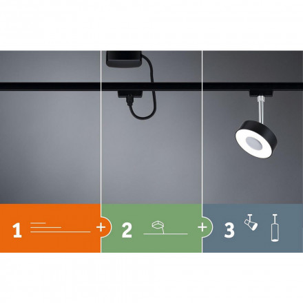 Светильник трековый Paulmann URail Panel Loop 96920