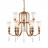 Подвесная люстра Lumina Deco Rionella LDP 8041-6+3 S.GD
