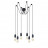 Люстра подвесная Arte Lamp Bender A4322SP-6BK