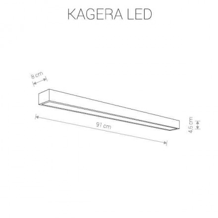 Настенный светильник Nowodvorski Kagera Led 9502