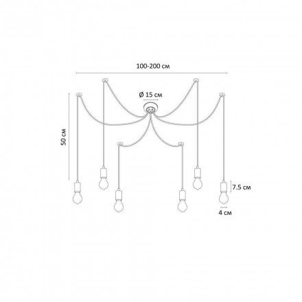 Люстра подвесная Arte Lamp Bender A4322SP-6RD