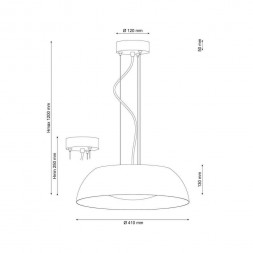 Подвесной светильник Lucia Tucci Sia 850.400 Bianco Led