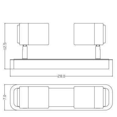 Накладной спот Lucide Lennert 26958/10/30